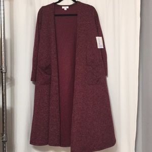S maroon NWT LuLaRoe Sarah